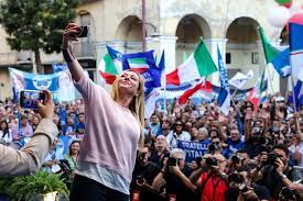Photo of इटली में  पहली महिला प्रधानमंत्री बनने की तैयार
