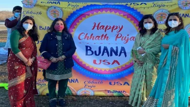 Photo of महापर्व छठ की धूम सात समुंदर पार अमेरिका में देखने को मिल रही..