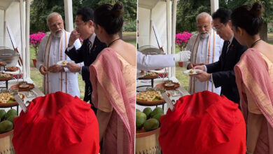 Photo of पार्क में जापानी पीएम किशिदा ने मोदी के साथ गोल गप्पे लस्सी और आम पना का उठाया लुत्फ..