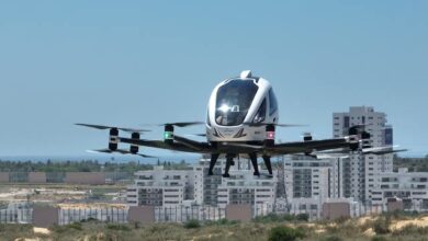 Photo of इजरायल में सफल रहा ड्रोन की फ्लाइंग टैक्सी का परीक्षण…  