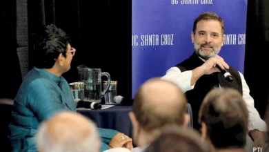 Photo of अमेरिका में राहुल गांधी का विरोध देखा गया