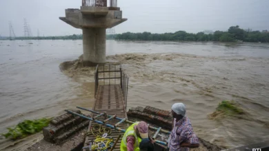 Photo of यमुना के उफान में लगातार कमी आ रही है, अब जलस्तर 208 मीटर से नीचे आ गया..
