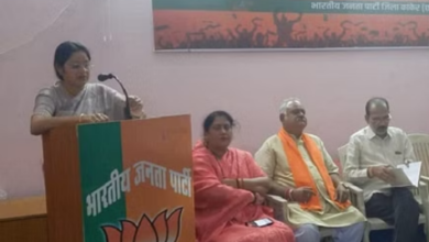 Photo of छत्तीसगढ़ चुनाव 2023: भाजपा सांसद अन्नपूर्णा यादव बोलीं- चुनाव में कार्यकर्ता कमर कस लें