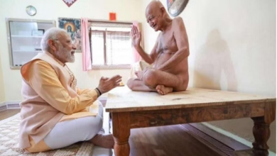 Photo of छत्तीसगढ़:  PM मोदी ने की आचार्य विद्यासागर महाराज से मुलाकात