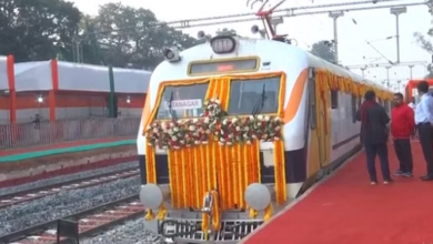 Photo of राष्ट्रपति द्रौपदी मुर्मू ने तीन नई ट्रेनों को हरी झंडी दिखाकर किया रवाना