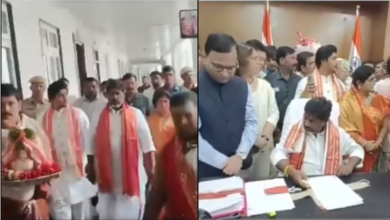 Photo of पंडितों के मंत्रोच्चारण के बीच डिप्टी सीएम विक्रमार्क ने संभाला कार्यभार