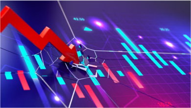 Photo of शेयर बाजार: सेंसेक्स 68 अंक टूटा, निफ्टी 21,700 के करीब