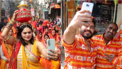 Photo of दिल्ली के लोगों ने प्राण प्रतिष्ठा की खुशी को तस्वीरों में पिरोया