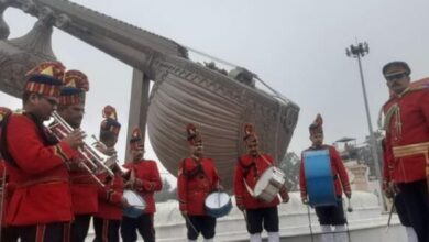 Photo of अयोध्या : लता मंगेशकर चौक पर पीएसी के जवानों ने दी प्रस्तुति