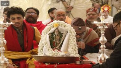 Photo of अयोध्या : प्राण प्रतिष्ठा से पहले राम मंदिर में पूजा-अनुष्ठानों की झलकियां