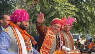 Photo of BJP अध्यक्ष जेपी नड्‌डा का पंचकूला में रोड शो