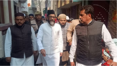 Photo of बरेली: इस्लामिया मैदान के पास आला हजरत मस्जिद में पहुंचे मौलाना तौकीर रजा