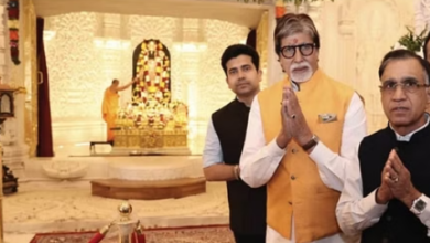 Photo of 19 दिन के भीतर दूसरी बार अयोध्या पहुंचे अमिताभ बच्चन
