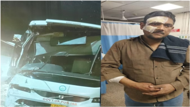 Photo of अंबाला: दिल्ली एयरपोर्ट से आ रही पंजाब रोडवेज की वोल्वो बस को कैंटर ने मारी टक्कर
