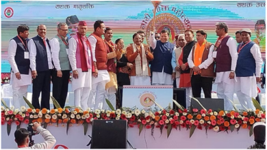 Photo of हरिद्वार: ढोल नगाड़ों की थाप पर सीएम धामी ने किया रोड शो