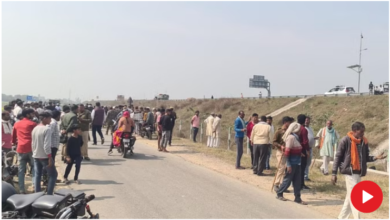 Photo of यूपी: पूर्वांचल एक्सप्रेस-वे के जल निकासी पाइप में घुसा तेंदुआ