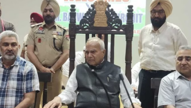 Photo of चंडीगढ़ : राज्यपाल का सीमावर्ती जिलों का दौरा रद्द