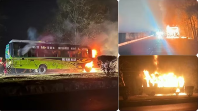 Photo of बिहार: महागठबंधन की रैली में पटना जा रही बस आग के गोले में तब्दील हुई