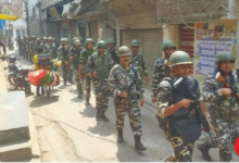 Photo of वाराणसी: संवेदनशील क्षेत्रों में सुरक्षा बलों ने किया रूट मार्च