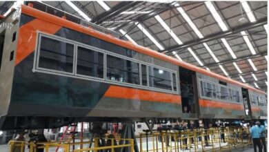 Photo of वंदे मेट्रो ट्रेन: 70 फीसदी काम पूरा, पहला प्रोटोटाइप इसी माह के अंत तक होगा तैयार