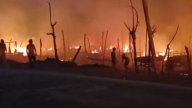 Photo of आरसीएफ के बाहर बनी झुग्गियों में देर रात लगी आग