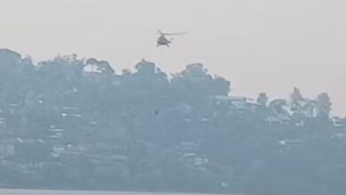 Photo of धधक रहे जंगल, अब वायुसेना के हेलीकॉप्टर से मदद
