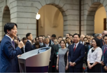 Photo of लाई चिंग ते ने ली ताइवान के राष्ट्रपति पद की शपथ