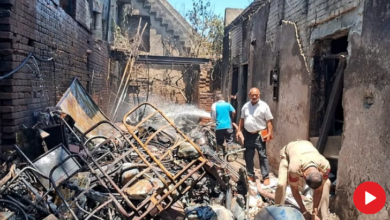 Photo of जालंधर के मकसूदां थाने में लगी आग