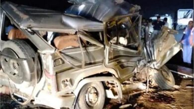 Photo of इंदौर में भीषण सड़क हादसा, खड़े ट्रक में घुसी कार