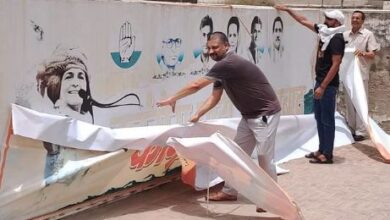 Photo of पूर्व मंत्री किरण चौधरी के आवास से हटाए कांग्रेस के झंडे और होर्डिंग्स