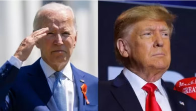 Photo of न्यूयॉर्क मैगजीन के कवर पेज पर अंडरवियर में दिखे बाइडन-ट्रंप