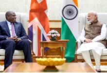 Photo of भारत और ब्रिटेन ने टीएसआई शुरू करने का किया एलान, कई क्षेत्रों में सहयोग बढ़ाने पर सहमति