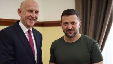 Photo of ब्रिटेन के रक्षा मंत्री जॉन हीली का यूक्रेन दौरा