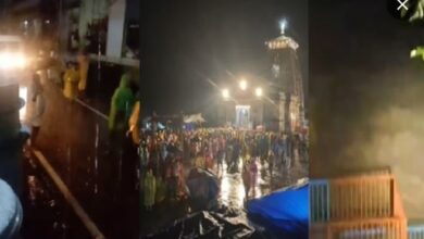 Photo of केदारनाथ मार्ग पर बादल फटा : सड़क का 25 मीटर हिस्सा बहा…