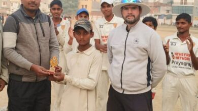 Photo of 1st प्रयागराज U-14 प्रीमियम T20 लीग के14वें मैच में शिखर की बेहतरीन गेंदबाजी से स्टर्लिंग स्कूल 11 की टीम को 4 विकेट से मिली शानदार जीत