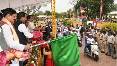 Photo of सीएम यादव ने ‘अहिल्या वाहिनी’ बाइक रैली और ‘माँ तुझे प्रणाम’ यात्रा को दिखाई हरी झंडी