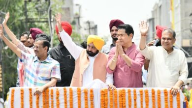 Photo of अरविंद केजरीवाल और सीएम मान ने लुधियाना में उप चुनाव से पहले AAP उम्मीदवार के लिए किया चुनाव प्रचार