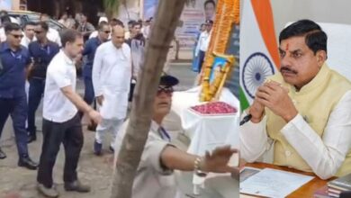 Photo of राहुल गांधी ने जूते पहनकर दी इंदिरा गांधी को पुष्पांजलि, सीएम मोहन यादव बोले- यह हमारे संस्कार नहीं