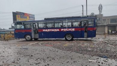 Photo of धारूहेड़ा-भिवाड़ी सीमा पर पुलिस फोर्स तैनात: एक महापंचायत का आयोजन