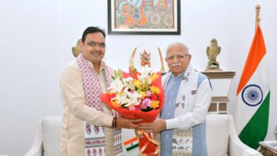 Photo of सीएम भजनलाल शर्मा की केंद्रीय मंत्री मनोहर लाल खट्टर से मुलाकात— राजस्थान में ग्रीन एनर्जी कोरिडोर के प्रस्तावों पर हुई चर्चा