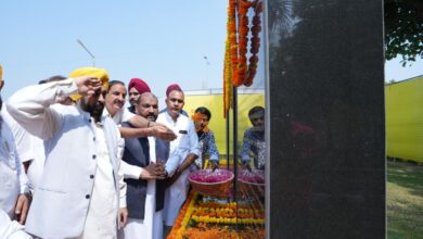 Photo of सीएम मान ने शहीद-ए-आज़म सरदार भगत सिंह जी के जन्म दिवस पर दी श्रद्धांजलि