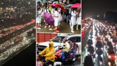 Photo of  दिल्ली में बाढ़ का खतरा, पुराना रेलवे पुल शाम से होगा बंद; गुरुग्राम में 7 KM लंबा जाम