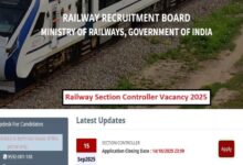 Photo of रेलवे सेक्शन कंट्रोलर पदों पर आवेदन आज से स्टार्ट