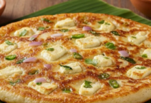 Photo of ब्रेकफास्ट में तैयार करें हाई-प्रोटीन पनीर उत्तपम