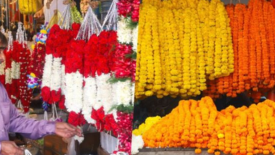 Photo of दिल्ली: दिवाली पर फूलों की महक से बाजार गुलजार