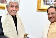 Photo of छत्तीसगढ़ पहुंचे जम्मू के उपराज्यपाल मनोज सिन्हा, CM साय से की मुलाकात