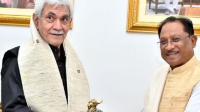 Photo of छत्तीसगढ़ पहुंचे जम्मू के उपराज्यपाल मनोज सिन्हा, CM साय से की मुलाकात