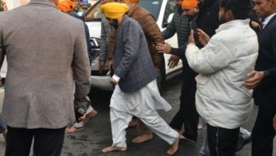 Photo of शहीदी दिवस पर नगर कीर्तन: श्रीनगर में गुरुद्वारा छठी पातशाही पहुंचे भगवंत मान और केजरीवाल