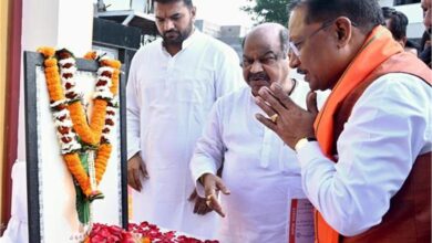 Photo of सीएम साय ने छत्तीसगढ़ महतारी की प्रतिमा पर किया माल्यार्पण