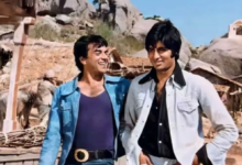 Photo of धर्मेंद्र को याद कर भावुक हुए अमिताभ बच्चन